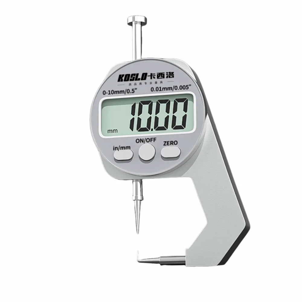 High Precision Digital Thickness Gauge Digital Display Accuracy Thickness Meter Wide Measuring Surface Portable