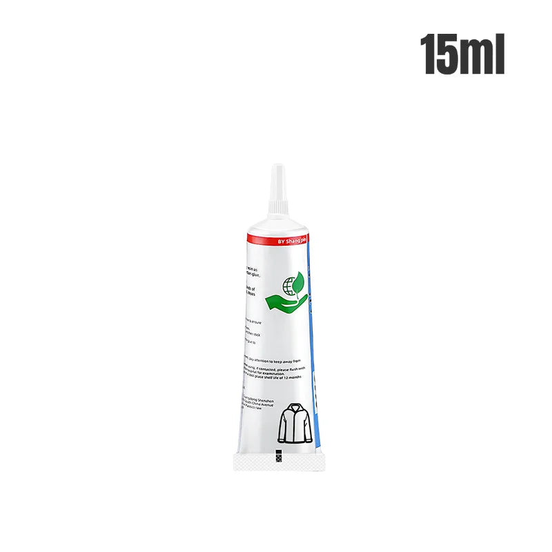 15/60ml Super Strong Fabric Sewing Glue Waterproof Quick Dry Fabric Adhesive Universal Transparent Sealant Clothing Repair Tool