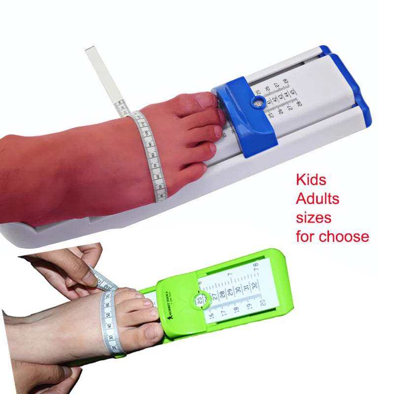 1pcs 0-30cm 18-48 Euro Size Professional Foot Measuring Gauge Children Adult Shoe Measure Tool Sizer Shoe Calculator for Choose