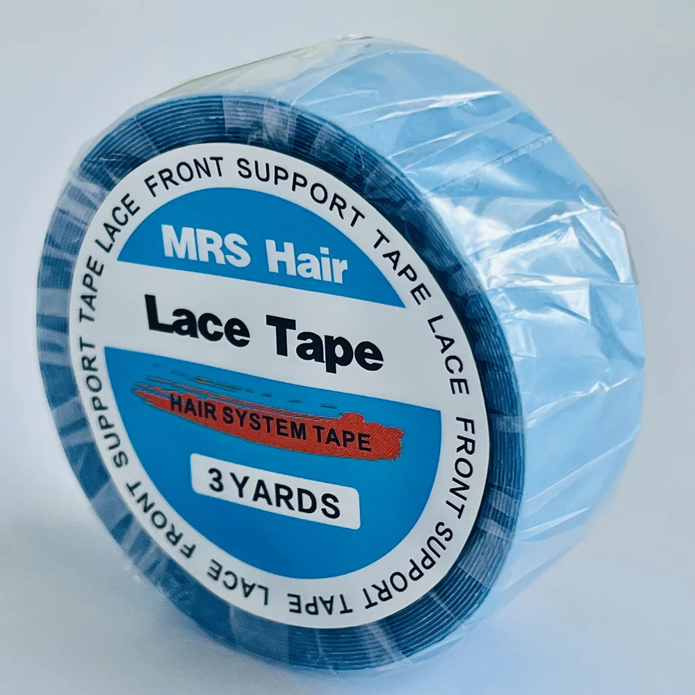 Blue Wig Double Sided Adhesive Tape Lace Front Super Hold Waterproof For Hairpiece Toupee Hair Extension Styling Tools