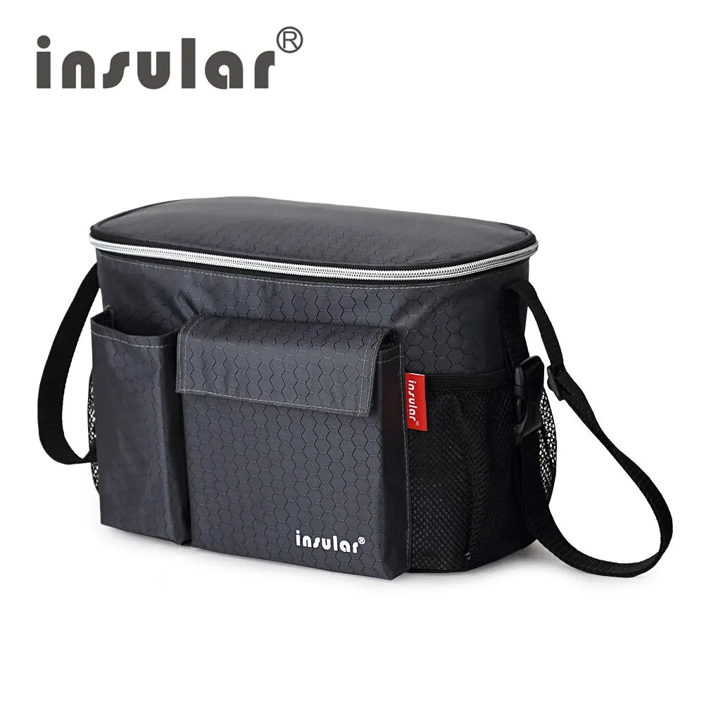 Fashion Cart Hanging Stroller Bag Thermal Insulation Mommy Bags Baby Diaper Bags Waterproof Changing Bag