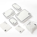 7Pcs Set Travel Bag Organizer Suitcase Packing Cubes Cases Portable Wardrobe Luggage Clothes Shoe Storage Pouch Packing Cubes