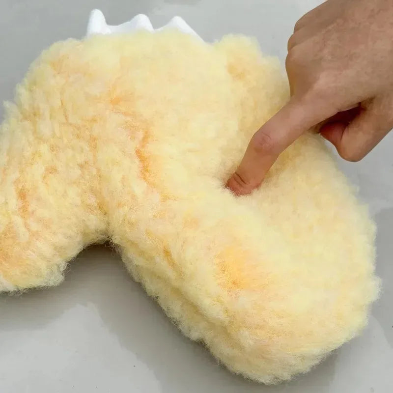 1/2PCS Auto Long Plush Pipe Brush Mittens Paint Brushes Paint Gloves Brushes for Car Washing Gloves Daub Cleaning Tools