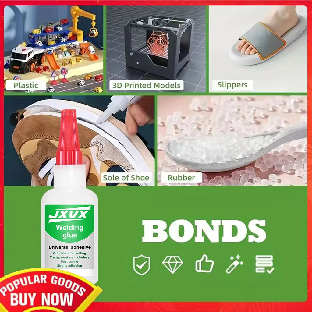 JXVX 50g high-strength welding oily adhesive-Universal Super Glue Strong Instant Glue metal glass ceramic resin.