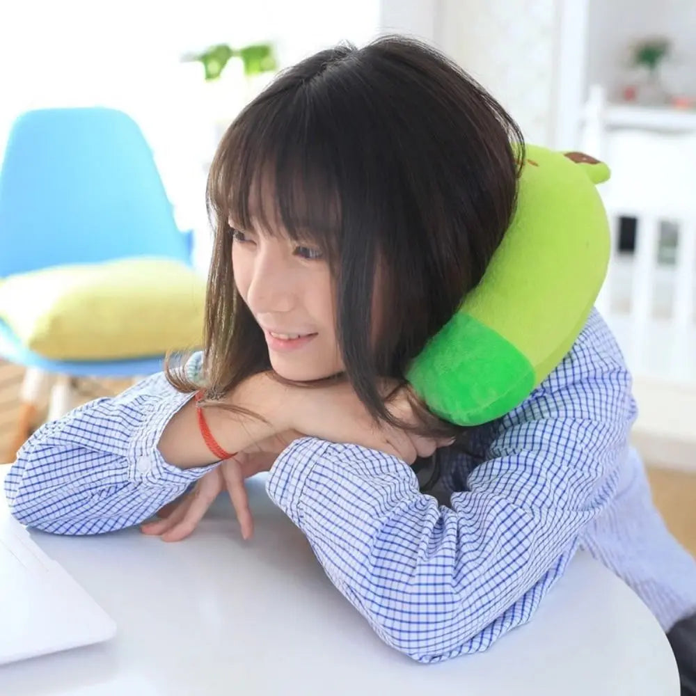Cartoon 10 Colors Nursing Cushion Children U-Shaped Pillow Travel Pillows Neck Protection Flight Neck Pillow