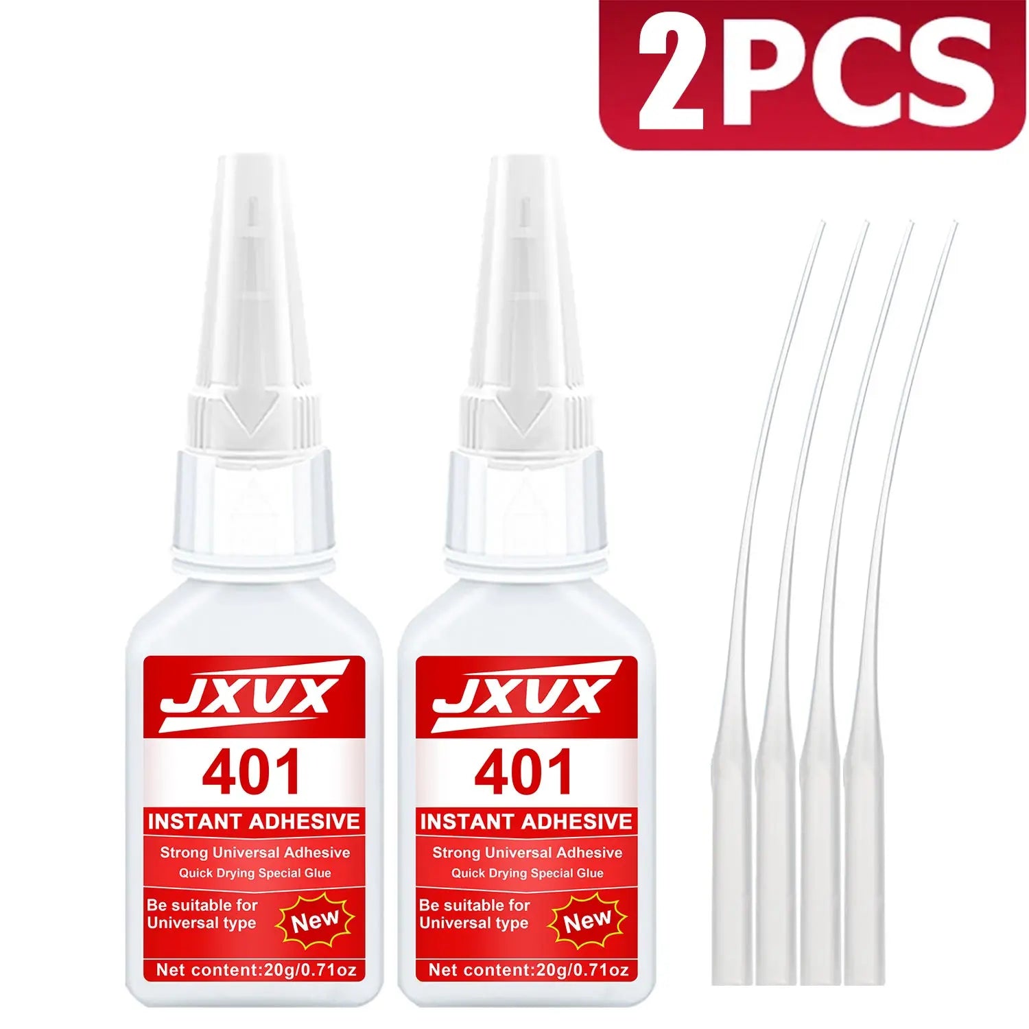 Super Strong Household Glue New Formula (20g) -Quick Dry Cyanoacrylate 5S-Metal, Plastic, Wood
