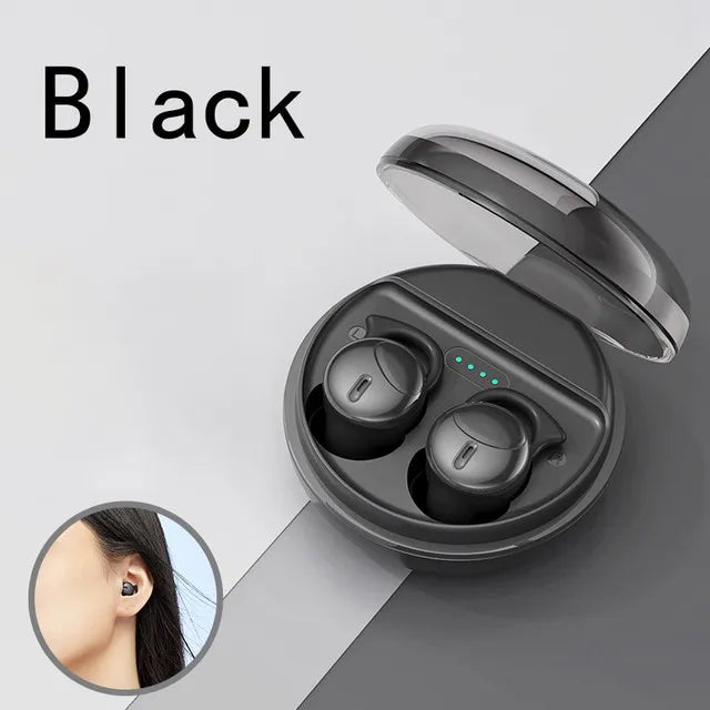 New Q26 Sleep Headphones Mini Small Wireless Bluetooth Earphones Noise Reduction Headset In-Ear Invisible Sleeping Earbuds Gifts