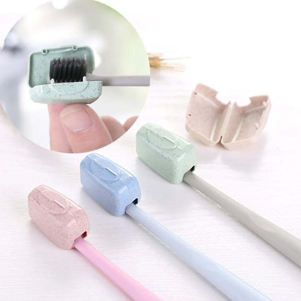 Portable Wheat Straw Toothbrush Head Cover Travel Dustproof Toothbrush Protective Cap For Home Trip Viajes Y Hogar 2026 Trending