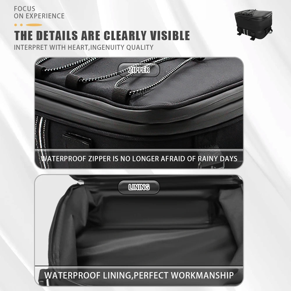 Universal Motorcycle Parts Top Bags For BMW R1200GS F650GS G310GS ADV F750GS F850GS YAMAHA Honda Top Box Bag Side Case Luggage