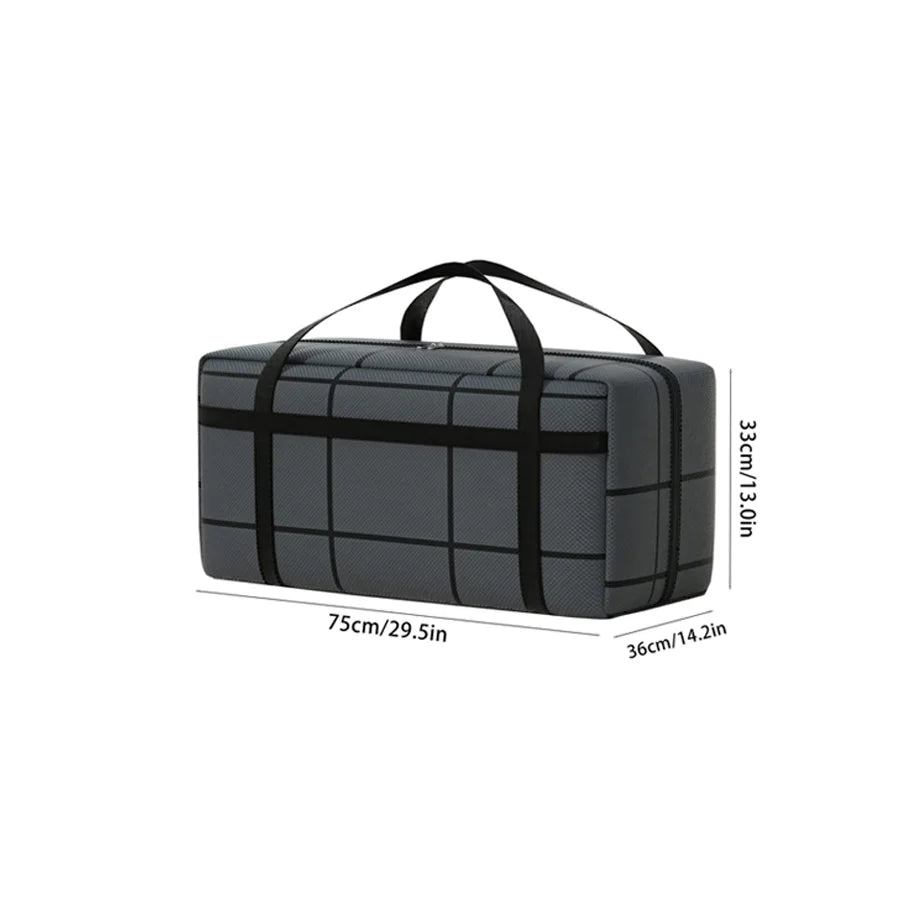 Thickened Waterproof Moving Bag Super Large Capacity Striped Storage for Moving And Traveling Organizer Storage Bag