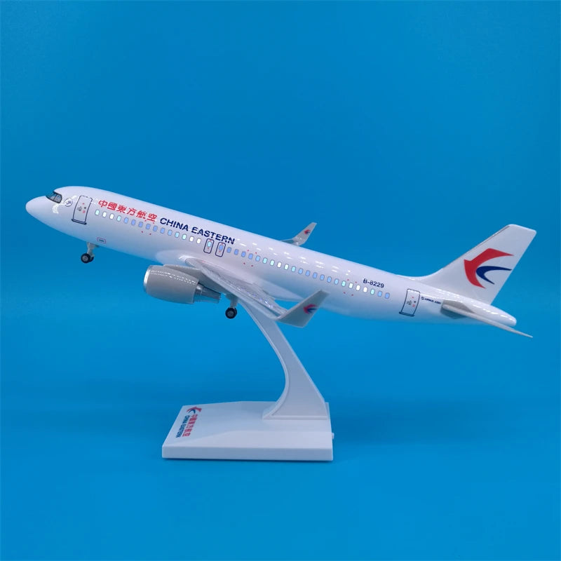 30cm Chinese Airbus & Boeing Airplane Model Diecast Resin with LED Light