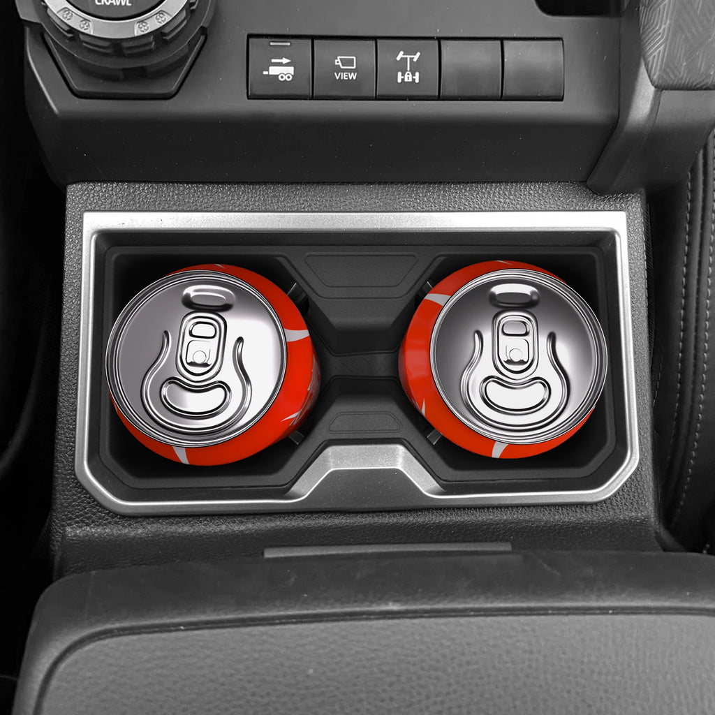 for Toyota 4Runner 2025 Central Console Water Cup Holder Anti-slip Drinks Storage Box Auto Interior Accessories Black