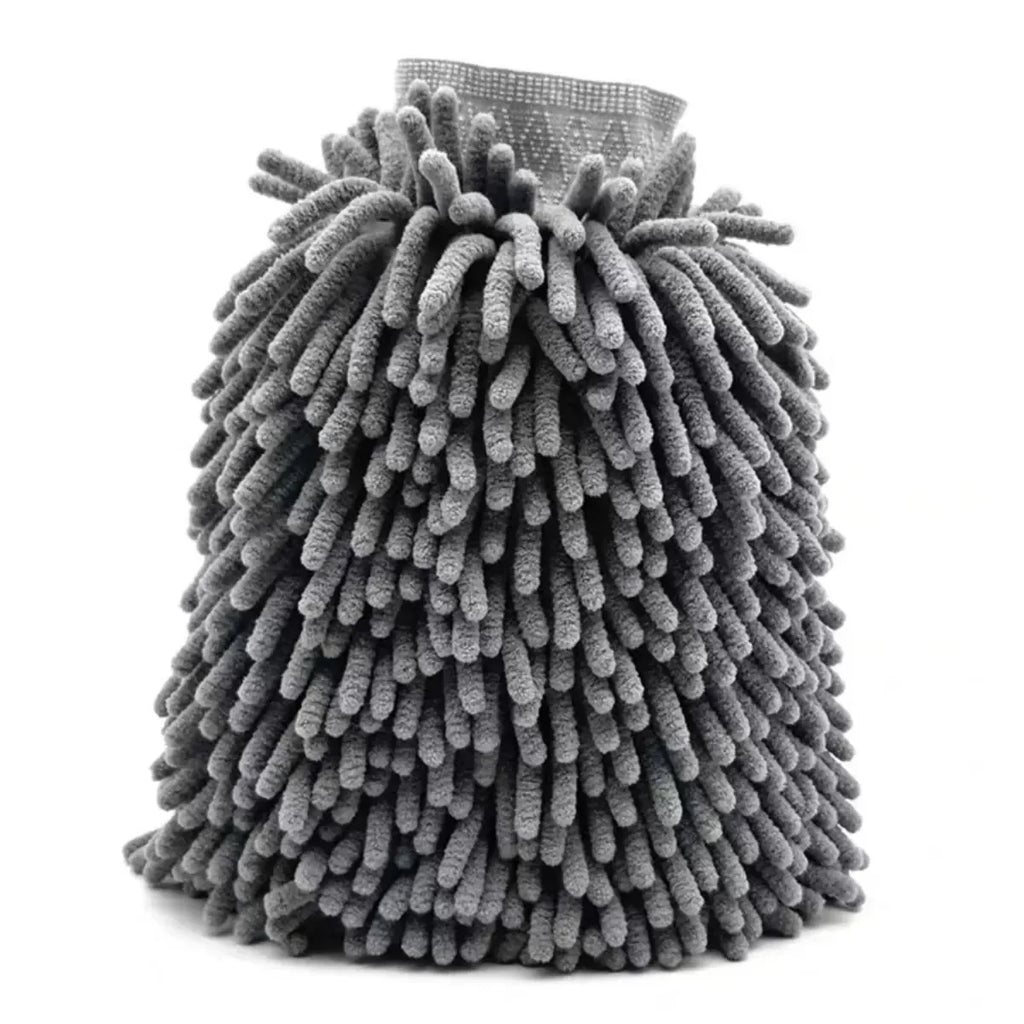 Microfiber Car Wash Mitt Double Sided Chenille Auto Gloves Ultra Absorbent Wash Car Sponge Scratch Free Microfiber Car Cleaning