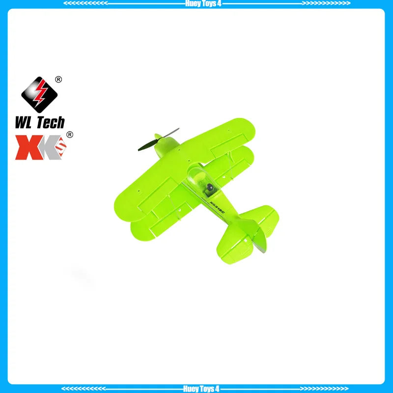 New Wltoys A310 Four Way Biplane 3d/6g Beech D17s Biplane High Simulation Brushless Rc Realistic Toy Gift