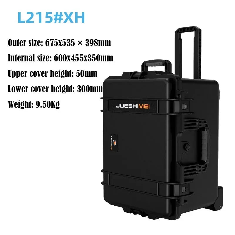 Pull Rod Toolbox Plastic Waterproof Outdoor Sealing Equipment Aviation Instruments Photography Equipment Safety Protection Box
