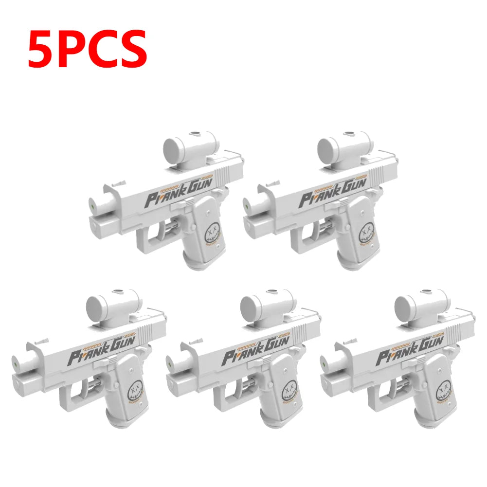 5-1PC Handheld Water Prank Gun Two-Way Spray Trick Reverse Water Gun Summer Outdoor Pool Watergun Toys Pistola de agua de broma