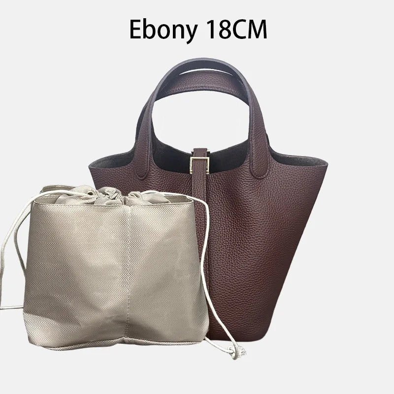 MENDY Women Bags Handbags Bucket Bag 18/22 Big Small Fashion Tote Bag Genuine Leather Luxury Quality Designers Lady Hand Bags