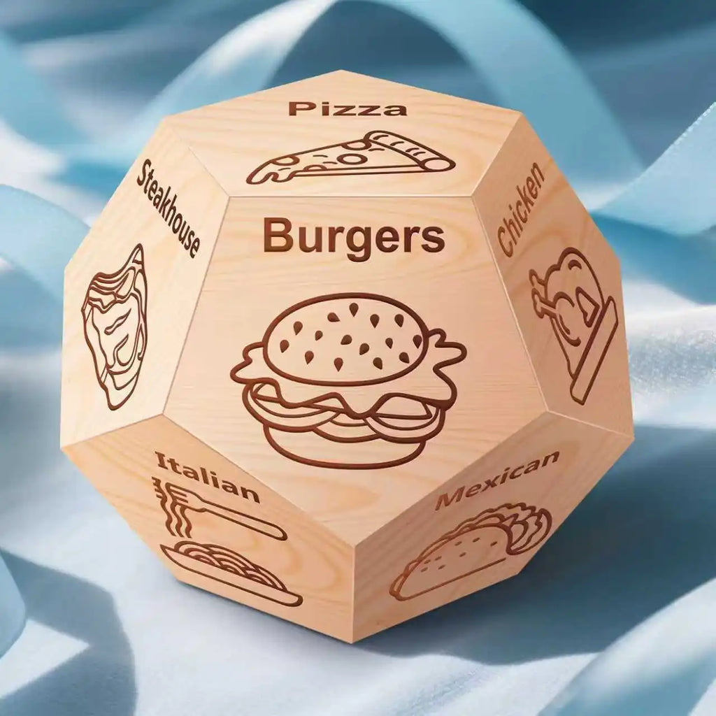 Food Decision Dice Festival Gift Exchange Fun Game Prop