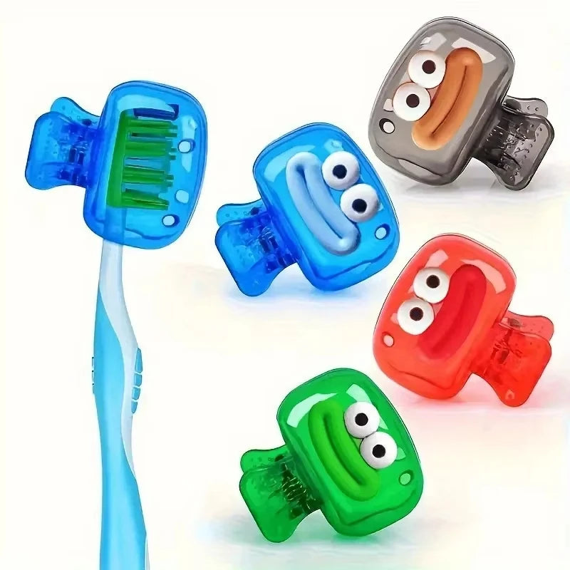 Travel Toothbrush Covers Portable Toothbrush Protector Coverings Clips Tooth Brush Storage Head Cover Cap for Bathroom Home