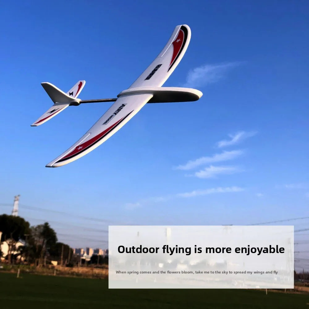 High Quality PP Foam Double Wing Airplane Popular Red&Blue EPP Bubble Plane Ligthweight Fixed Wing Glider for Outdoor