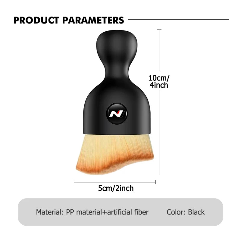 Car Towel Cleaning Drying Cloth With Duster Clean Brush Tool For Hyundai N LINE i30 i20 Sonata Accent Tucson Elantra Azera