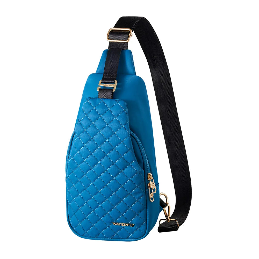 WATERFLY Small Crossbody Sling Backpack Fashion Chest Crossbody Bag For Women Men Anti Theft Stylish Travel Casual Daypack