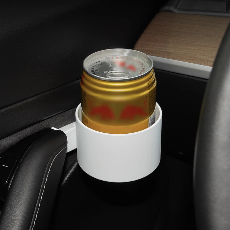 Cup Holder Adapter Tesla Model 3 Tesla Model Y Accessories Car Door Cup Holder Bottles Expander Organizer with Silicone Coaster