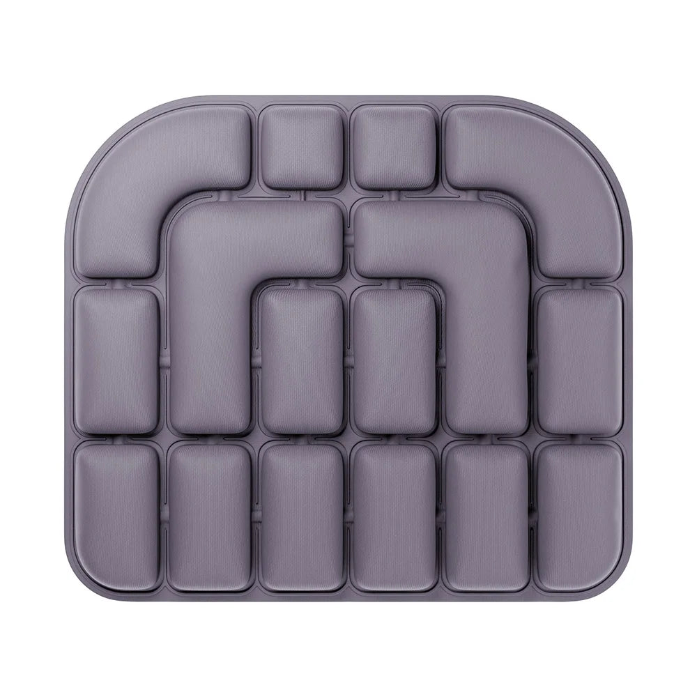 Adjustable Inflatable 3D Pressure Relief Air Cushion Ergonomic Seat Pad For Office Car Wheelchair Long Time Sitting Hip Support