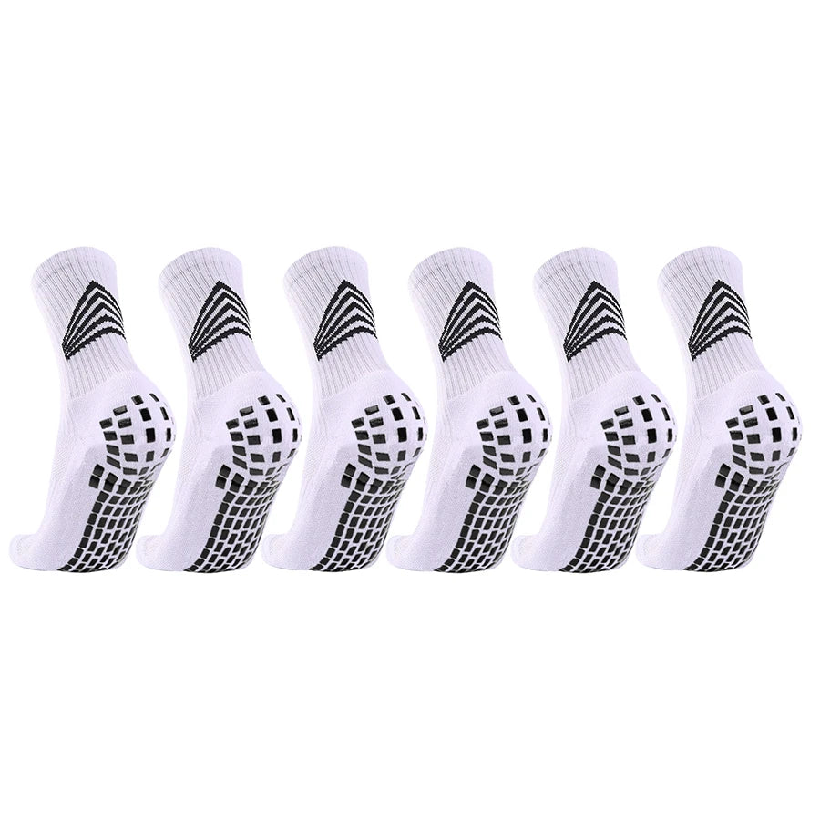 3/6/9 Pairs Mens Womens Anti Slip Grip Running Hiking Non Slip Grip Socks Towel Bottom Breathable Shockproof Sports