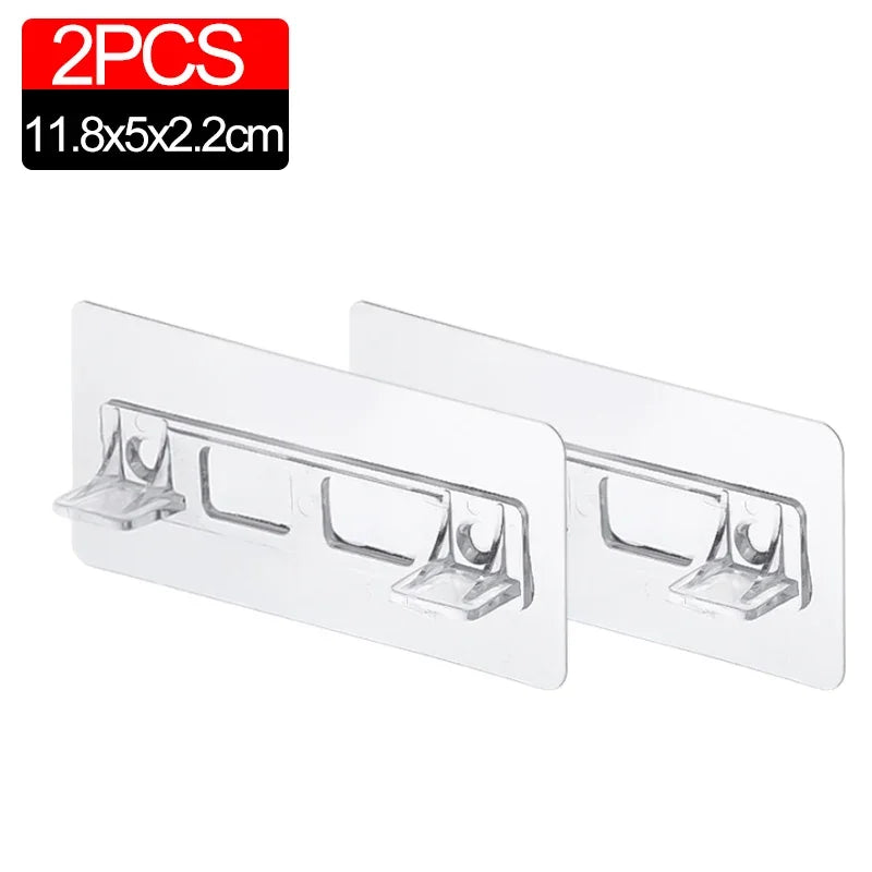 10/1PCS Adhesive Shelf Support Pegs For Kitchen Bedroom Closet Cabinet Shelf Support Clips Wall Hanger Sticker Bracket Holder