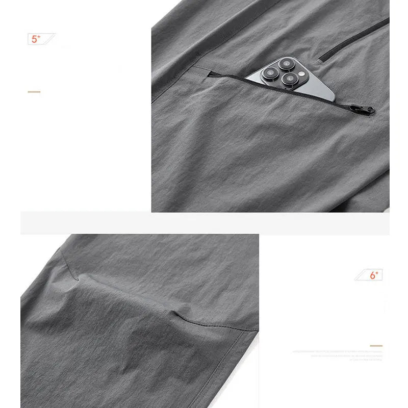 Hiking Pants Waterproof Men's Casual CampingThin Mountaineering Men Autumn Outdoor Male Trousers Sports Casual Pants