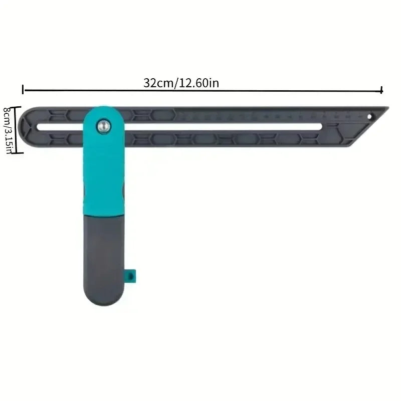 1PC Woodworking Multi-Functional Angle Ruler Bevel Gauge Tool Lock Measure Adjustable Wooden Work Home Decoration Lockable Fixed