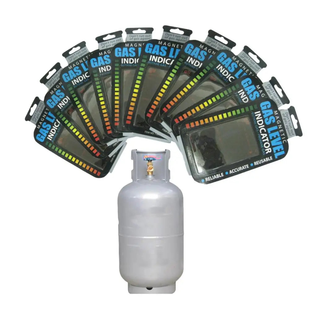1/3/5/10 PCS Propane Butane LPG Fuel Gas Tank Level Indicator Magnetic Gauge Bottle Temperature Measuring Stick Test Card