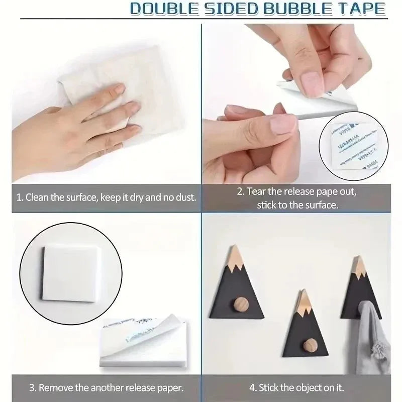 Strong Double-sided Tape Set Without Trace Thickened EVA Foam Adhesive Stickers Fixed Wall Sponge Adhesive Car Special Patches