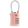 TSA Customs Lock 3 Digits Travel Password Changeable Lock Digital Lock Zinc Alloy Suitcase Luggage Anti-theft Lock for Airplane