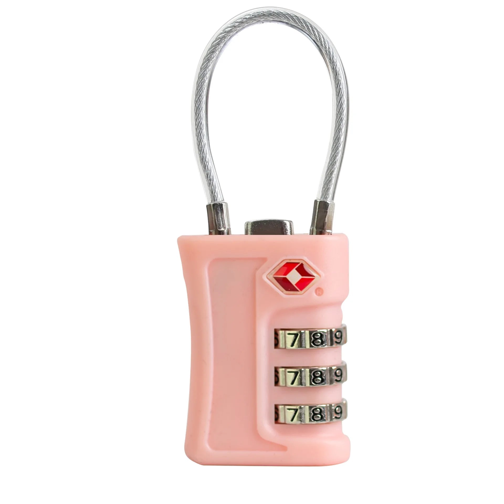 TSA Customs Lock 3 Digits Travel Password Changeable Lock Digital Lock Zinc Alloy Suitcase Luggage Anti-theft Lock for Airplane