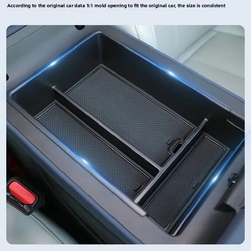 Car Armrest Storage Box for Xpeng G6 2023-2026 XPeng Organizer Central Console Storage Box Container Tray Interior Accessories