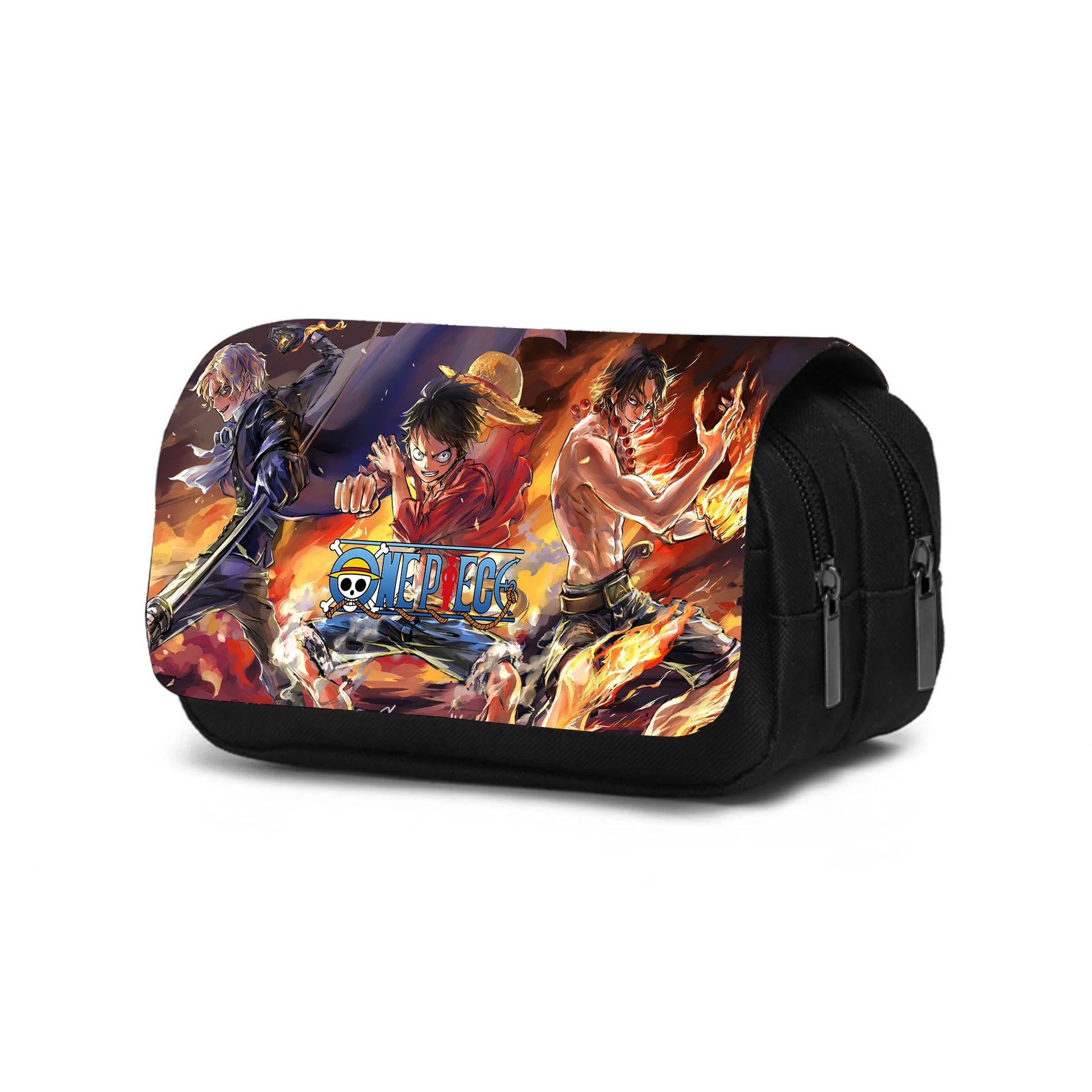 ONE PIECE Monkey D. Luffy Pencil Case Large Capacity Stationery Organizer Bag for Men, Women and Students Pen Bag Best Gift