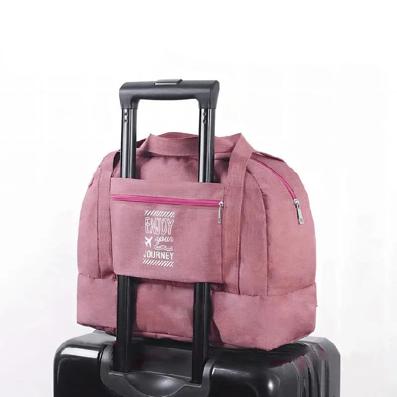 Double-Layer Waterproof Travel Bag for Gym & Swimming -Portable Handheld Dry/Wet Separation Cosmetic Toiletry Storage Unisex Bag