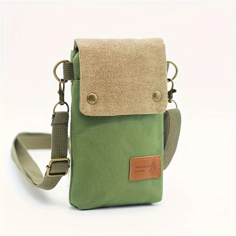 Fashionable and versatile embroidered crossbody bag for women - multi-layered single-shoulder shoulder bag on a strap