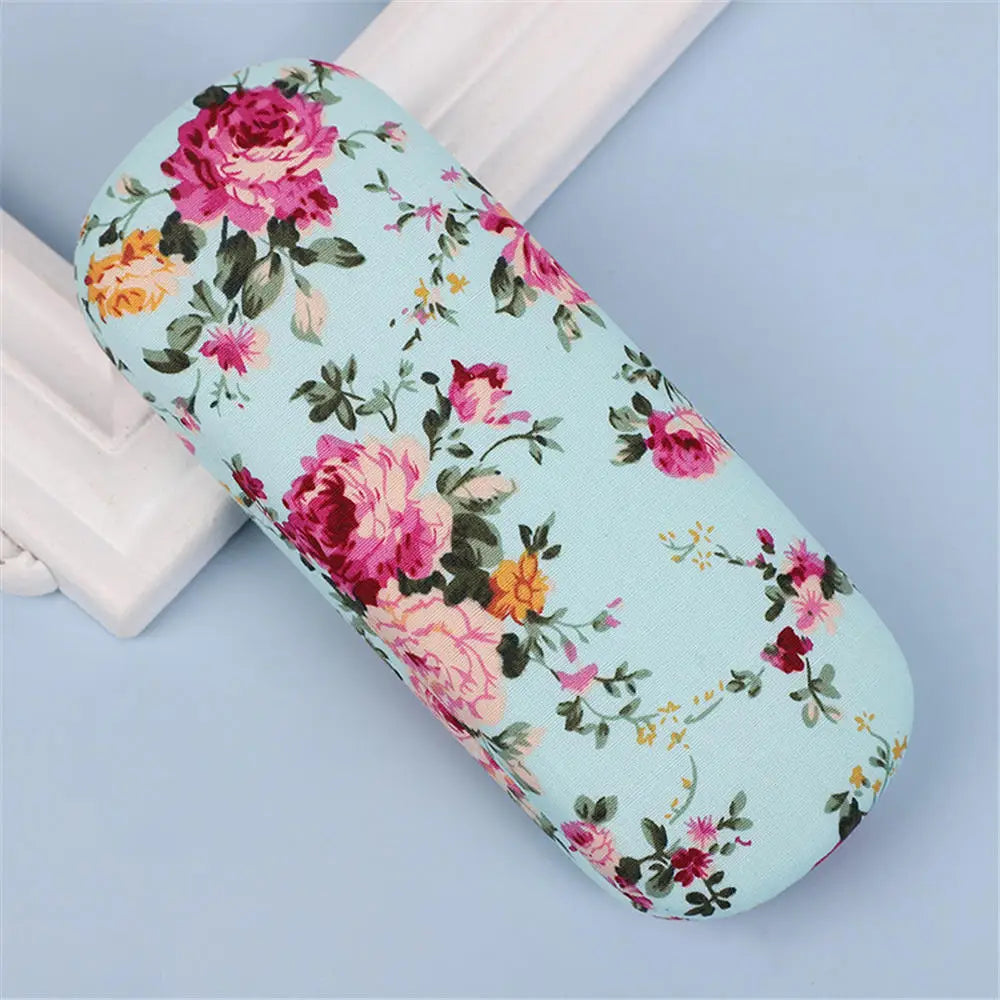 Unisex Hard Glasses Box for Men Women Reading Myopia Glasses Protector Case PU Leather Solid Color Fashion Eyewear Accessories