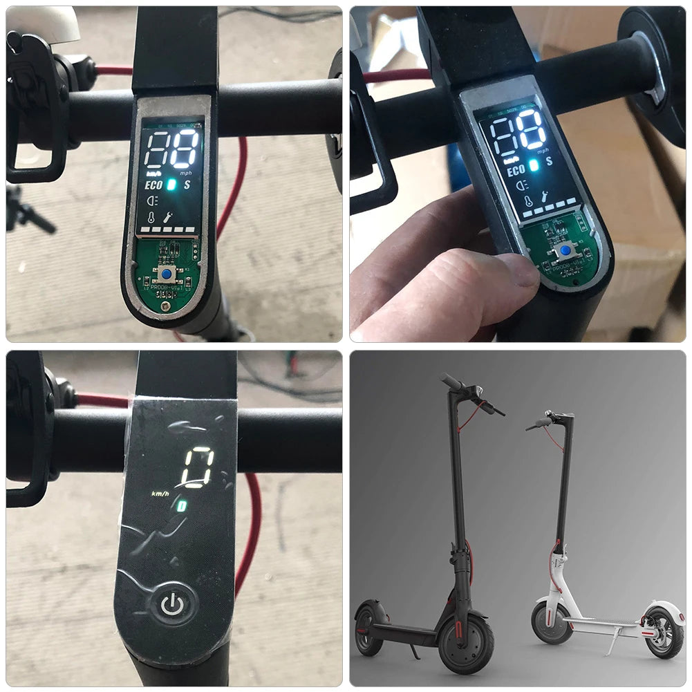 5-1PCS Dashboard Case for M365 Pro Electric Scooter Display Screen Outdoor Electric Scooters Dashboard Panel Circuit Board Cover