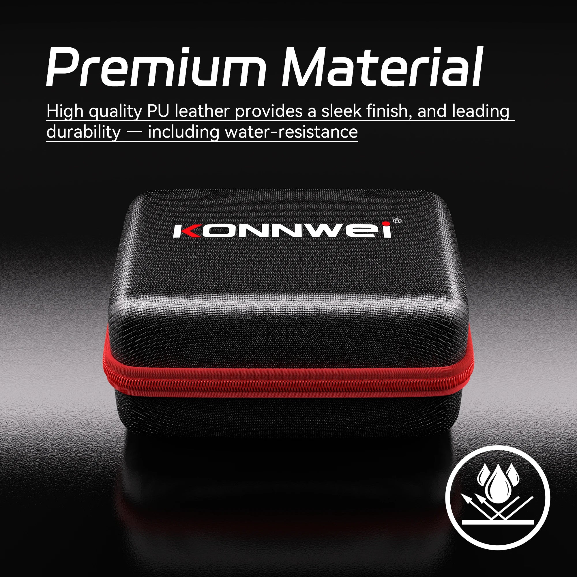 2026 KONNWEI Car Handheld OBD Scanner Storage Box Lightweight Stylish Car Battery Tester Storage Box Car Storage Organiser Box