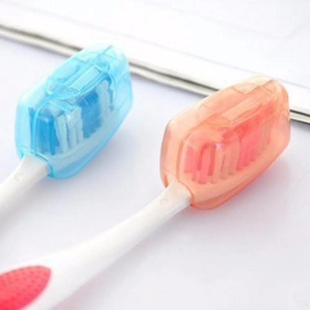 5 Pieces Portable Toothbrush Case Travel Accessories Protective Cover for Toothbrushes with Cover Small Size