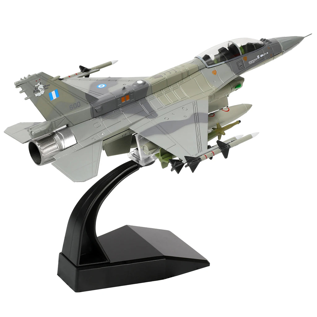 NUOTIE 1/72 F-16D Fighting Falcon US Air Force Diecast Metal w/Display & Kit Fighter Jet Model for Collectors