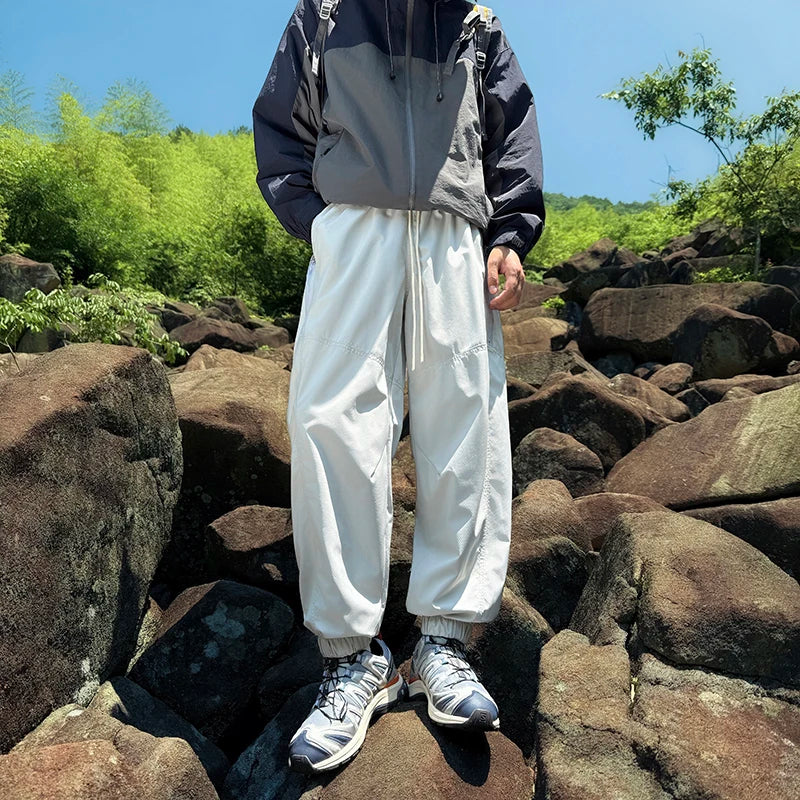 CHRLCK Men's Waterproof Hiking Pants Quick Dry Windproof Outdoor Trousers Camping Fishing Climbing Hunting Cargo Pants