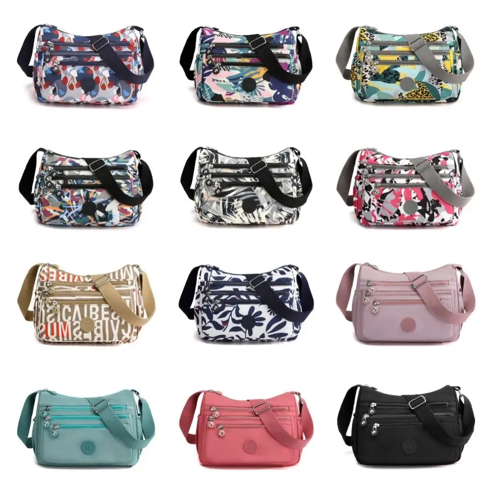 Oxford Cloth Oxford Cloth Crossbody Bag Multilayered Korean Style Mommy Bag Message Bag Phone Bag Large Capacity Crossbody Bag