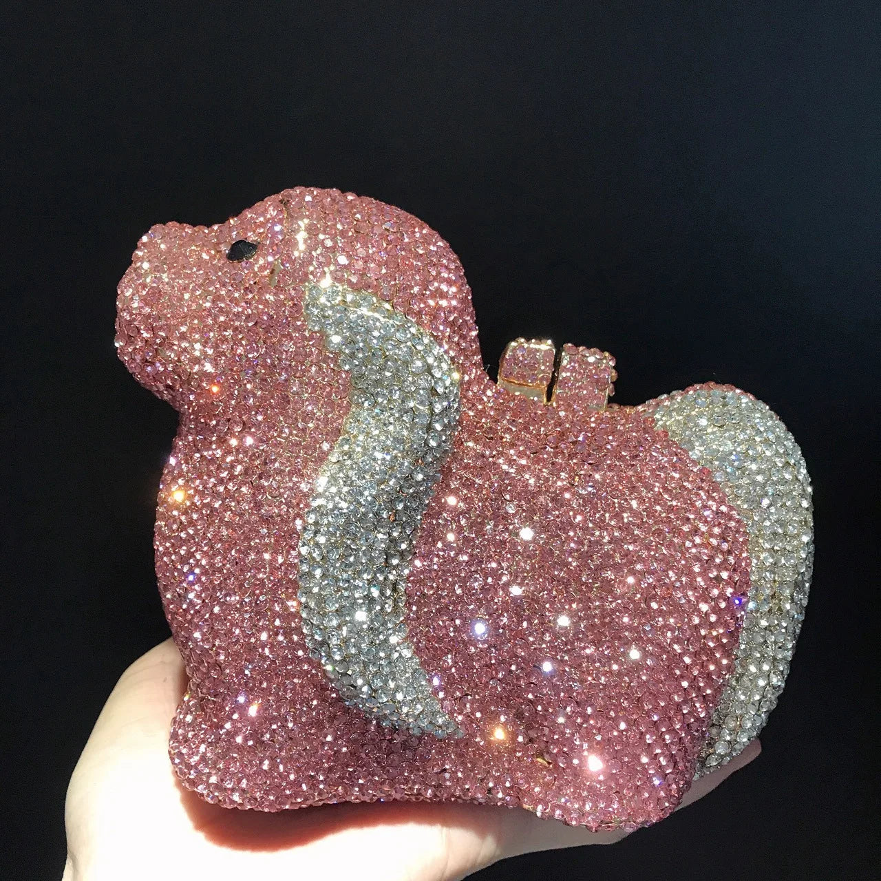 Sparkling Party Bags Luxury Banquet Wedding Engagement Full Diamond Crystal Bag Girl Birthday Photo Clutch Bag Rhinestone Purse