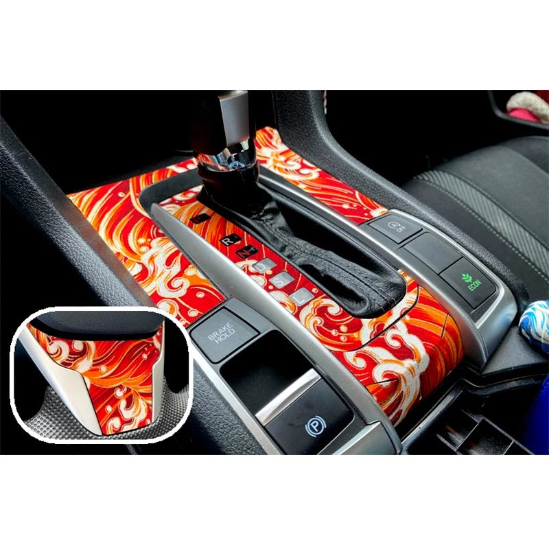 JDM Japanese Style Cotton DIY Automotive Interior Sticker 50*150cm Self-adhesive Tape Adhesive Wind Cloth Car Interior New