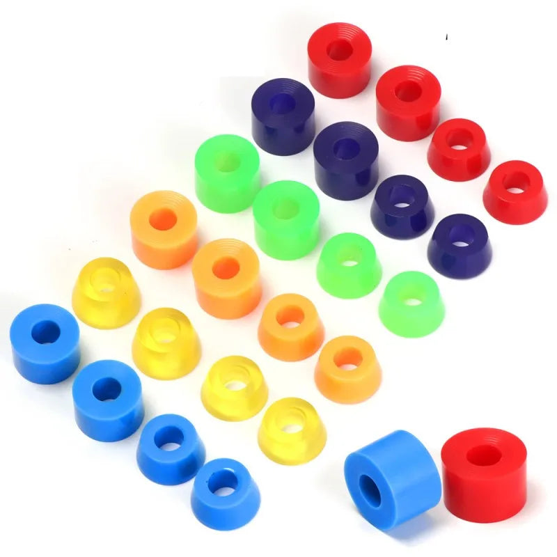 4pcs/set Skateboard Truck Bushing Axle Bushings Scooter 92A PU Cushion Dancing Longboard Skateboard Shockproof Pads Absorber